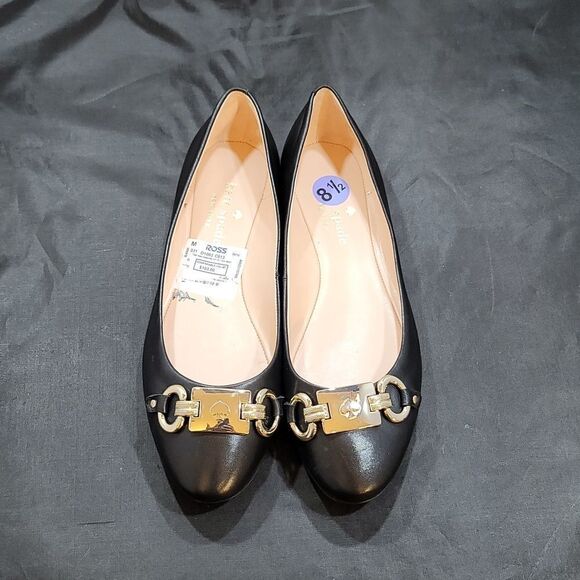 BRAND NEW PHOEBE FLAT IN BLACK LEATHER - Picture 7 of 16